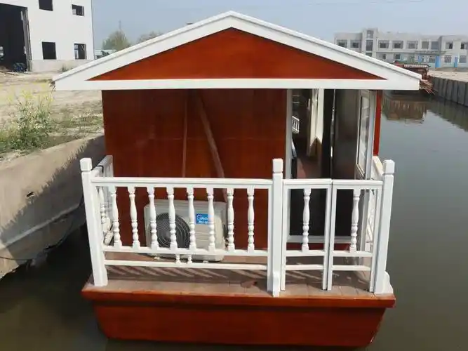 水上休闲住宿船景区旅游房船电动休闲船水上宾馆