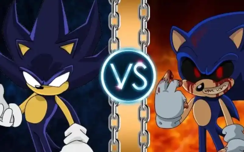 像素动画黑暗索尼克vsexe梦魔索尼克