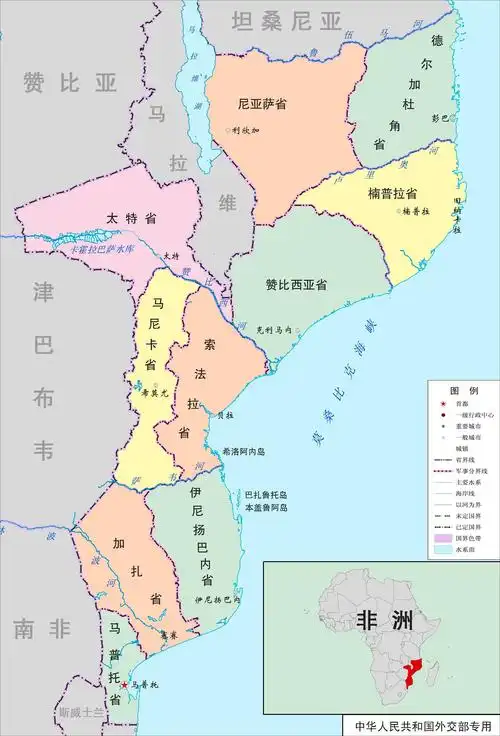 坦桑尼亚地图 坦桑尼亚行政区划地图-小蚊子百科网