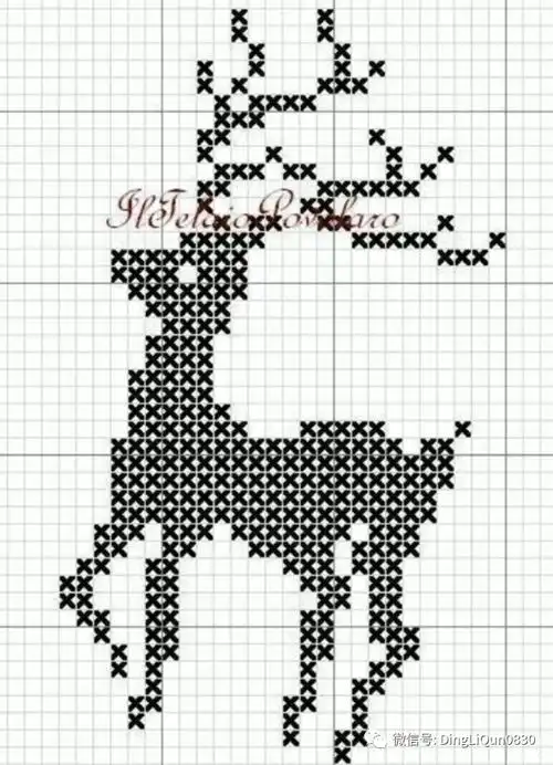 十字绣图25个易计数的小动物图案好看又好用