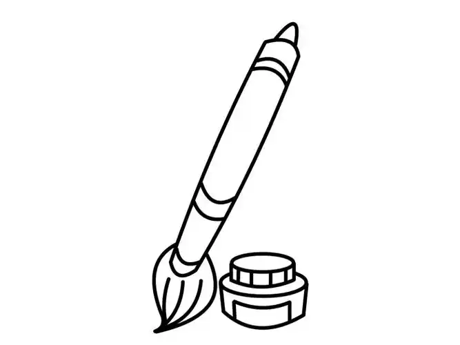 毛笔怎么画 毛笔的画法-养娃家