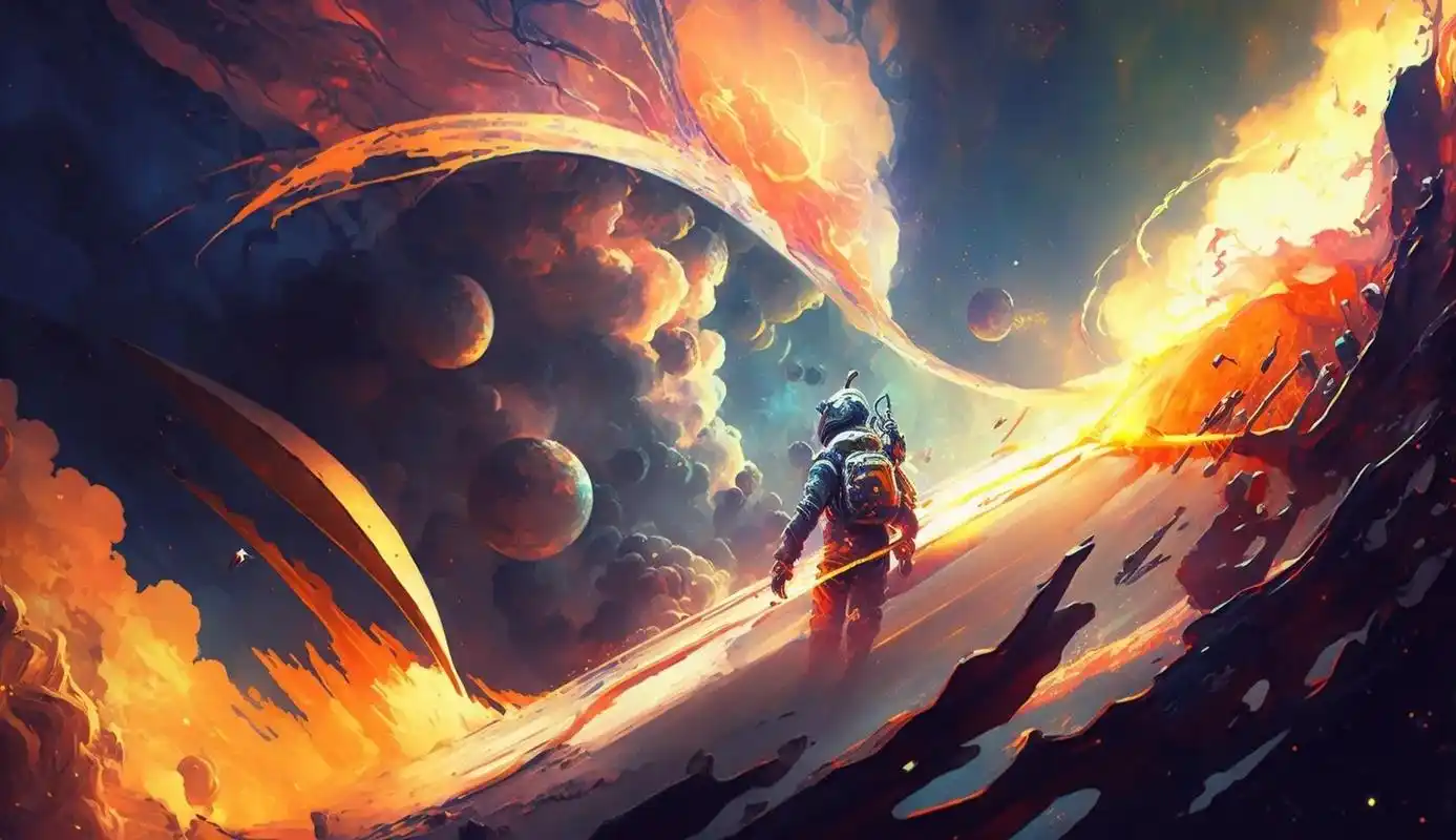 科幻星球91#ai绘画 #有ai就有无限可能 #插画 #科幻 - 抖音