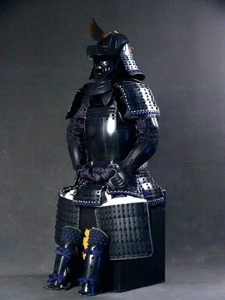 黒糸威縦矧桶侧二枚胴具足(伊达武者具足)