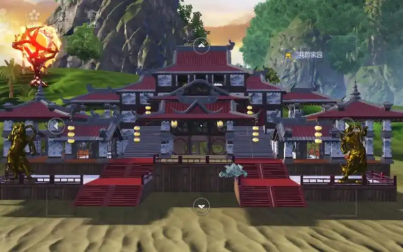 妄想山海唯美古风宫殿家园建筑