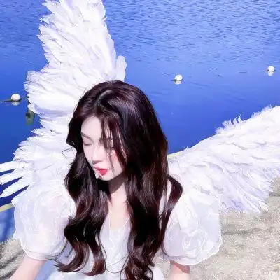 漂亮女生头像白色小清新唯美仙气图片