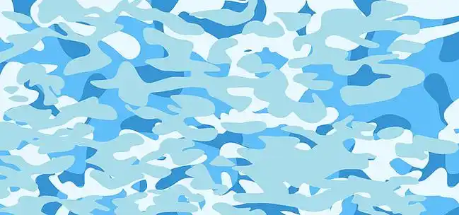 蓝白迷彩花纹空军蓝色迷彩纹理背景