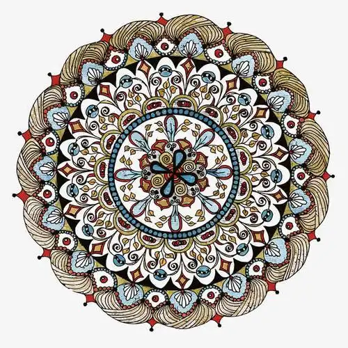 矢量民族风花纹免抠素材免费下载_觅元素51yuansu.com