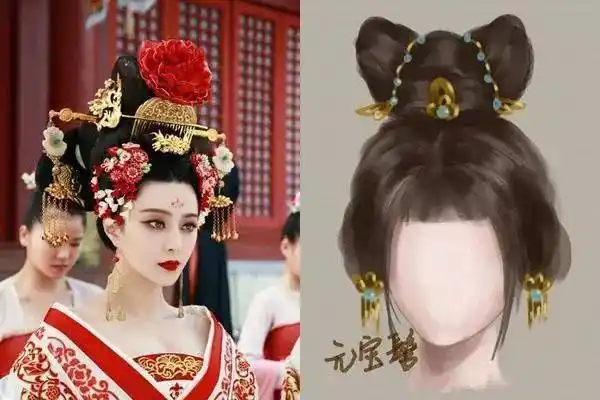 唐代发髻怎么梳教程图解