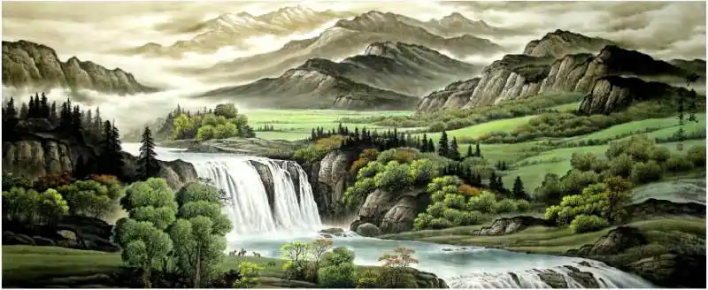 横幅山水画大全