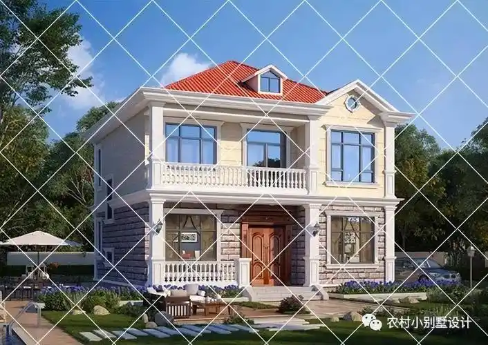 精选30套10x10米二层农村自建房小别墅,布局完美简约而不简单_设计