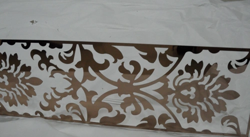 彩色不锈钢激光雕刻