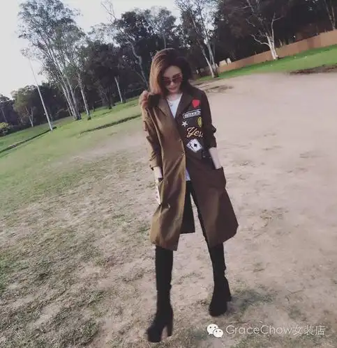 grace chow预上新|以自信之美为名,为这风衣贴满徽章