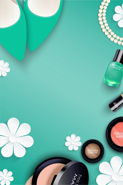 美妆化妆上新海报背景 - 当图网