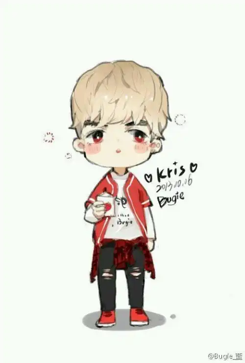 q版吴亦凡简笔画