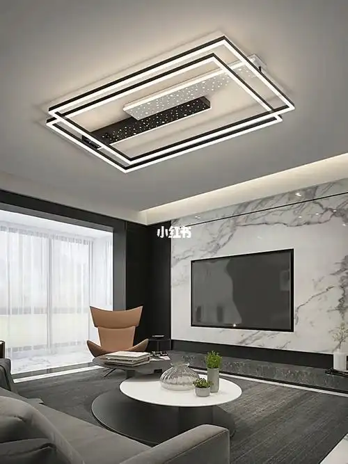 客厅灯现代简约大气led吸顶灯饰满天星新款