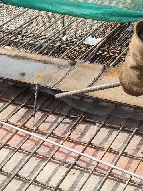 浙江杭州工地上焊钢筋接头止水钢板