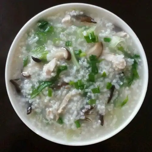 香菇肉丝粥