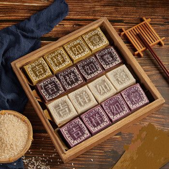 鲜有志梁弄大糕正宗传统手工中式糕点心老式豆沙米糕切糕宁波余姚特产