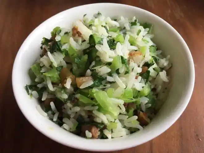 芥菜饭的做法