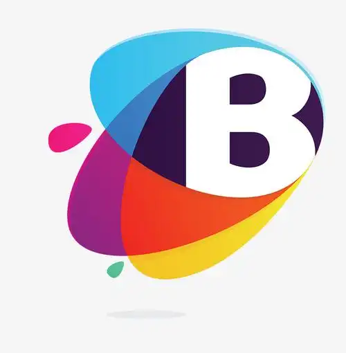 创意动物设计矢量卡通创意扁平化b字母商务标识logo