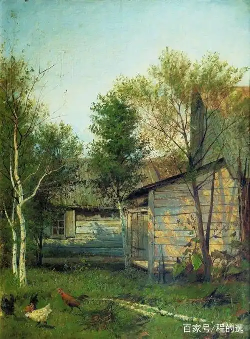 俄国现实主义风景画大师列维坦油画作品欣赏.