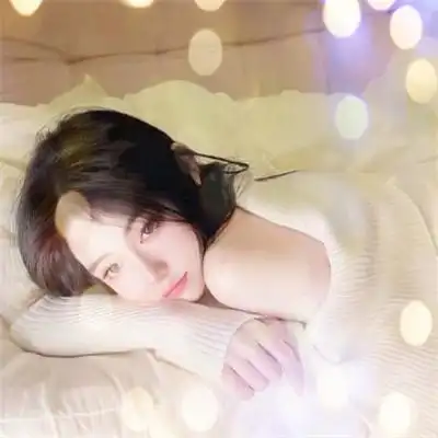 夜晚灯光女生头像