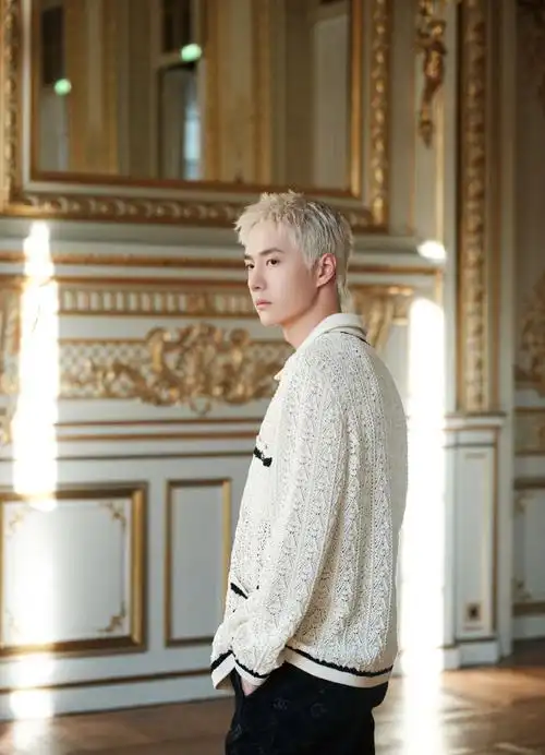 王一博巴黎时装周##王一博时装周金发