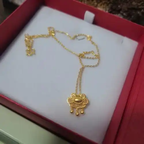 菜百首饰黄金项链