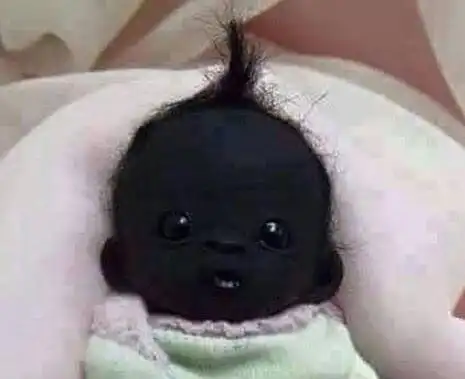 世界最黑宝宝2岁照曝光 没人相信是真人