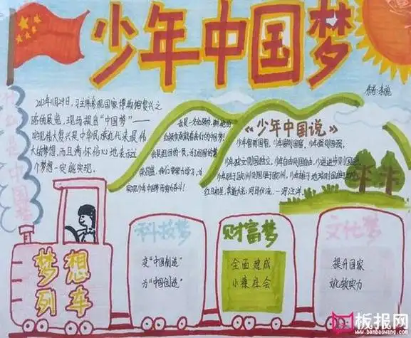 有爱有梦好少年手抄报好少年手抄报