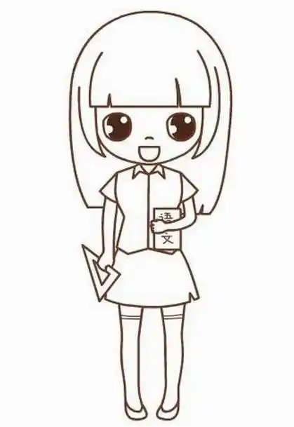 简笔画老师 简笔画老师怎么画