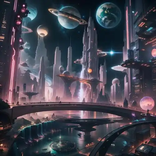 2076年的武汉和上海 城市摄影!#未来城 - 抖音