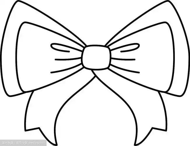 蝴蝶结装饰孤立图标