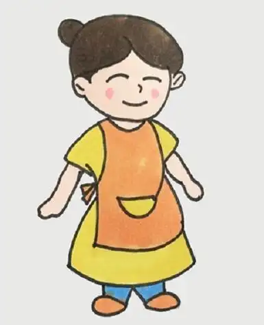 妈妈的简笔画教程我的好妈妈怎么画我的好妈妈简笔画步骤包含妈妈复印