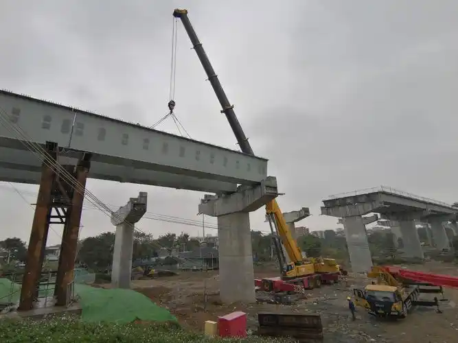 虎力全开搬开"拦路虎",佛山龙翔大桥顺利吊装钢混组合梁|钢混|吊装