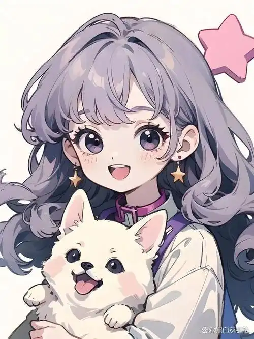 超可爱漫画女孩,临摹首选