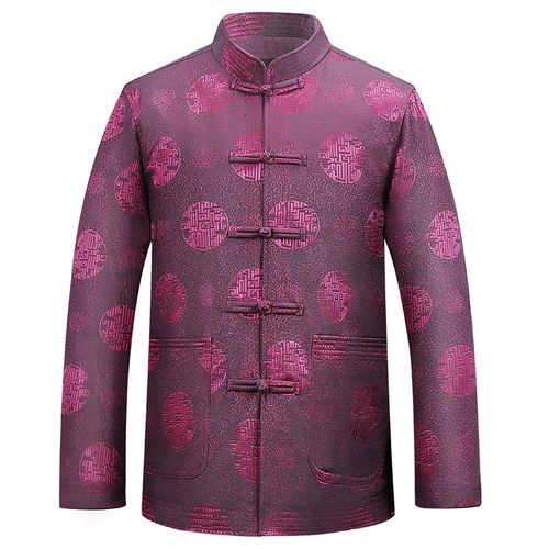 m33中老年人秋冬季60岁男过生日衣服中国国风爷爷唐装