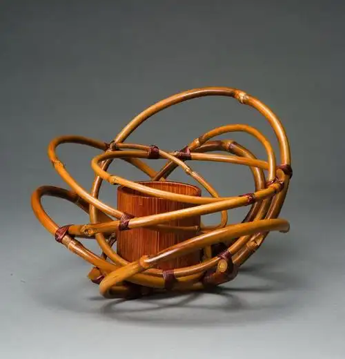 中国精美的竹编艺术品