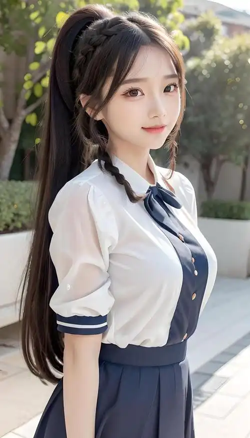 百合味青春少女:超精致细腻ai美少女