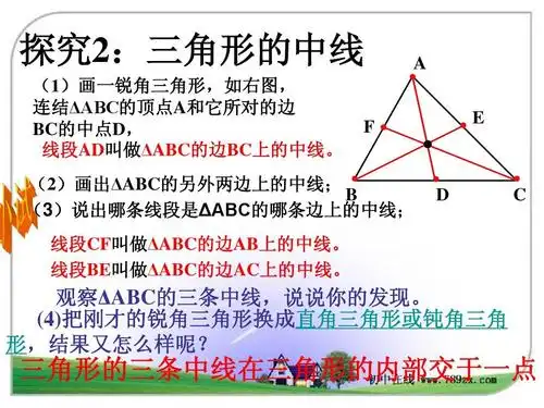 1.2三角形的高中线与角平分线ppt