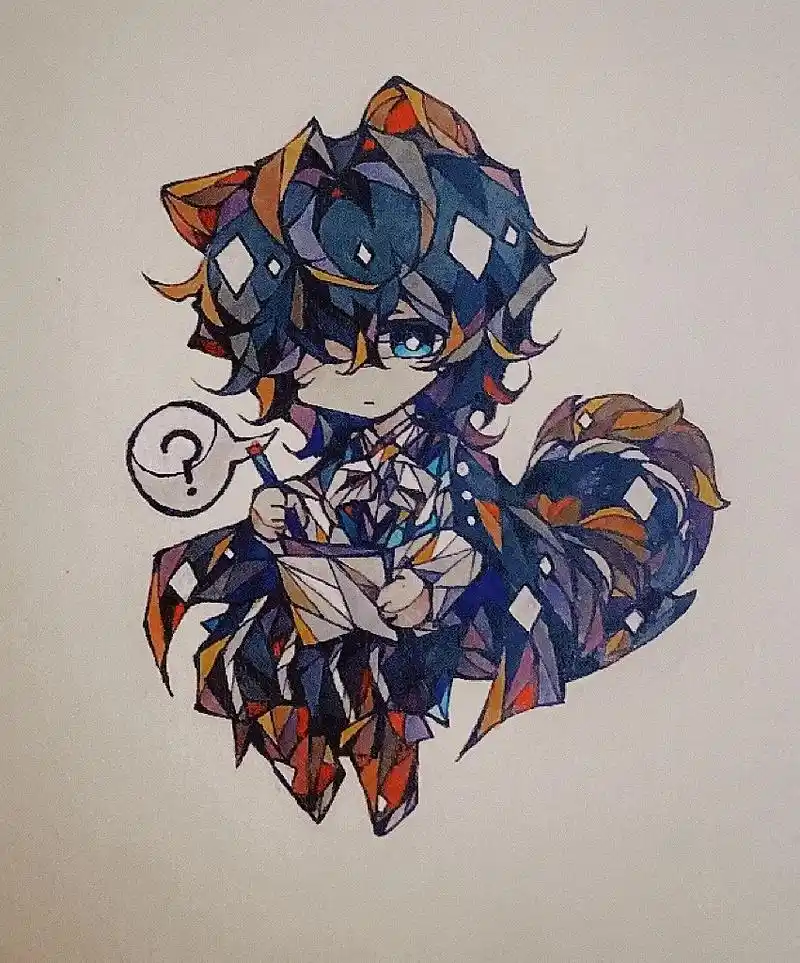 一堆可爱的坡困#文豪野犬 #手绘 #绘画 #爱伦坡 #文豪野 - 抖音