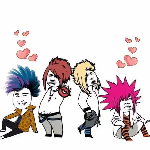 杀马特一家亲!(帅呆了) - 斗图啦 - 在线表情制作