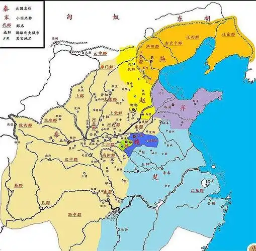 战国时期的楚国疆域