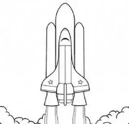关于宇宙飞船的简笔画宇宙飞船儿童画宇宙飞船简笔画图片宇宙飞船