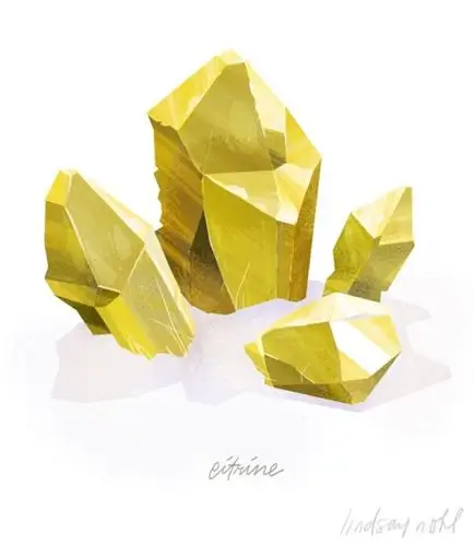 手绘矿物插画——lindsay nohl绘