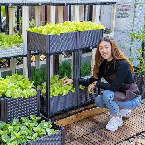 阳台蔬菜种植神器长方形塑料特大种菜花盆家庭户外屋顶菜园种植箱