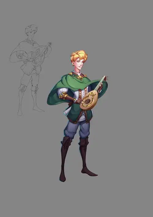 欧美q版角色练习