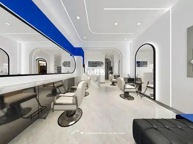 西安美业装修设计#美容院设计#美发店设计#理发店装修设计#西安美业