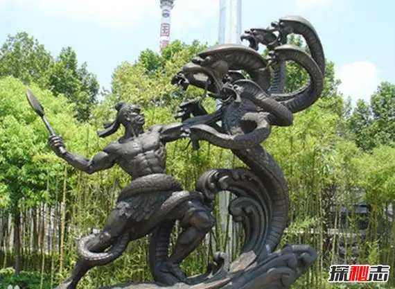 上古神话凶神相柳图片九婴和相柳是同一物种九头蛇身