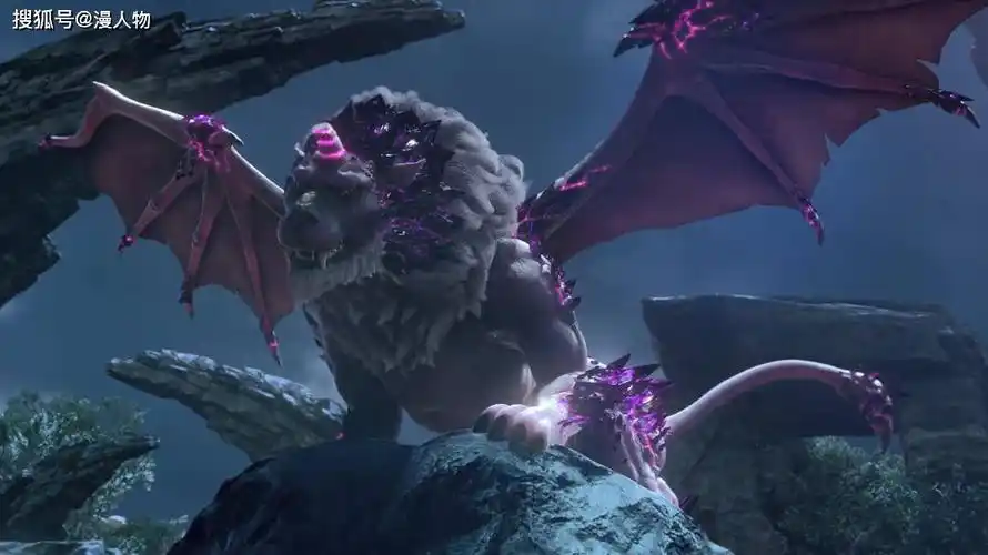 原创完美世界开播怪兽撞脸斗破苍穹兽王网友紫金翼狮王